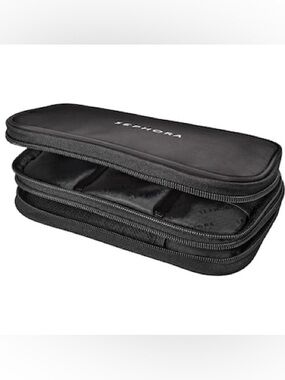 Sephora Tech Organizer Travel Case Black 9x5 New